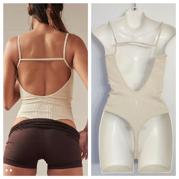 FREE PEOPLE movement x The Class turtle dove free throw bodysuit size M/L - Picture 5 of 12